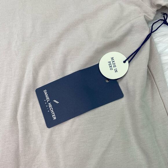 Daniel Hechter Paris Men's Short Sleeve Pima Cotton Polo Shirt Size XXL Tan NWT - Picture 4 of 16